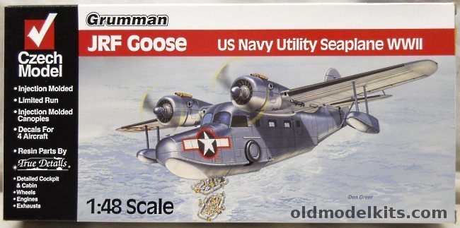 Czech Model 1/48 Grumman JRF Goose US Navy, 4812 plastic model kit